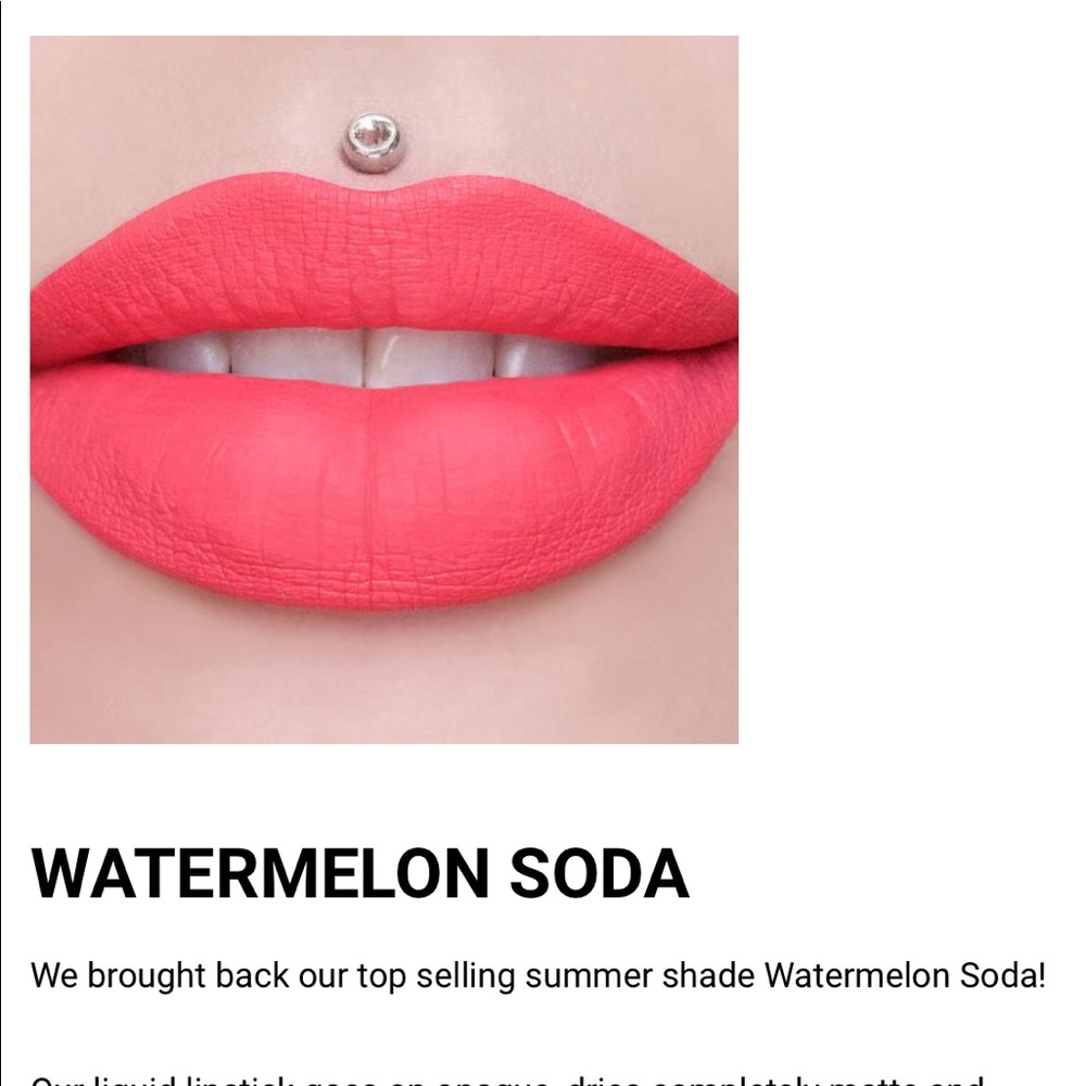 Jeffree Star cosmetics Watermelon Soda